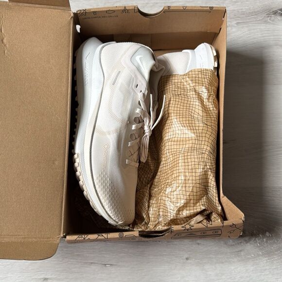 Nike React Pegasus Trail 4 GTX‎ Gore-Tex Running Phantom Orewood Brown Nwt - Picture 8 of 12